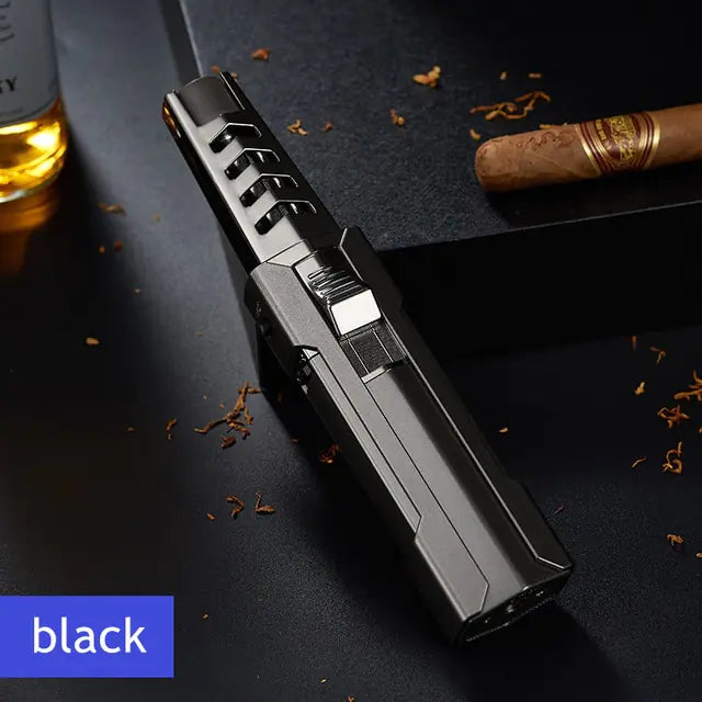 Wind Resistant Big Jet Flame Fire Torch for Cigar, BBQ, Camping, Cooking, Firepit, Grill, Kitchen