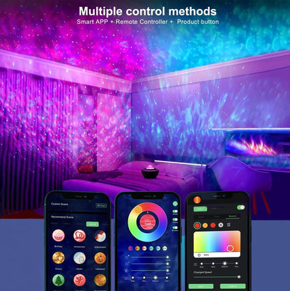 Smart 4 in 1 Star Projector Starry Galaxy Sky WIFI Smart App Control and Remote