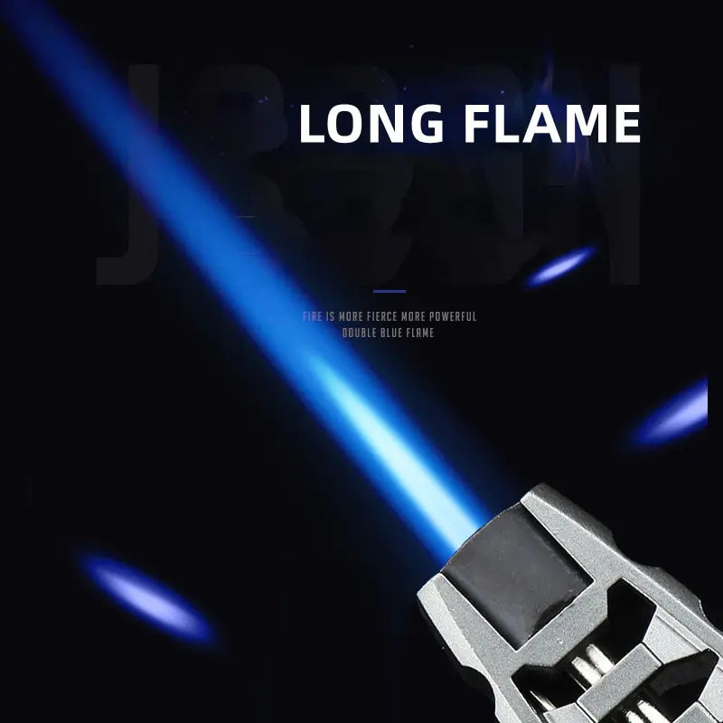 Wind Resistant Big Jet Flame Fire Torch for Cigar, BBQ, Camping, Cooking, Firepit, Grill, Kitchen