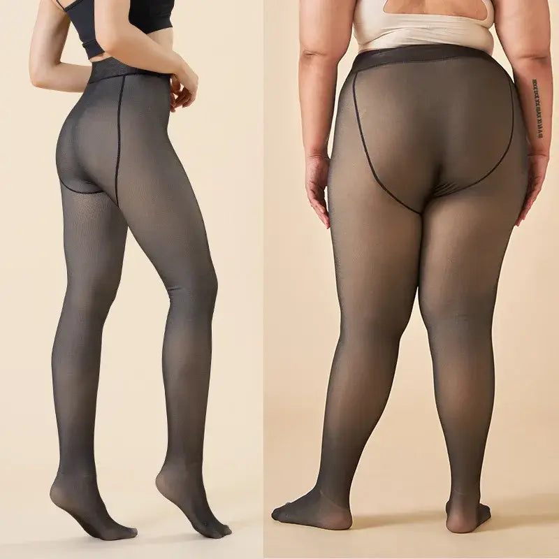 Thick Winter Thermal Fleece Lined Tights