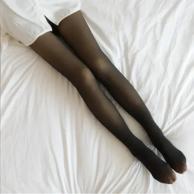 Thick Winter Thermal Fleece Lined Tights