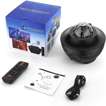 Smart 4 in 1 Star Projector Starry Galaxy Sky WIFI Smart App Control and Remote