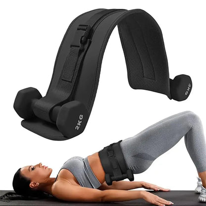 Adjustable Weighted Waist Belt -  Dumbbell Training & Hip Shaping