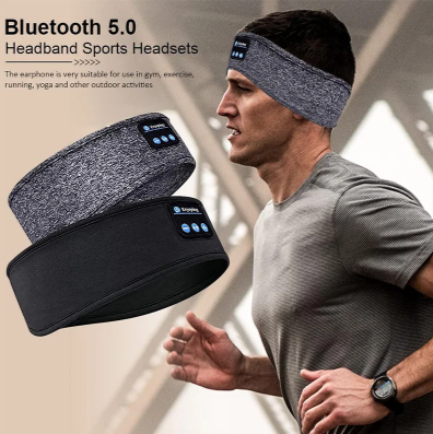 Bluetooth Sports Headband for Working Out, Sleeping, Meditation, Travel