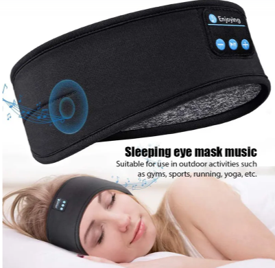 Bluetooth Sports Headband for Working Out, Sleeping, Meditation, Travel