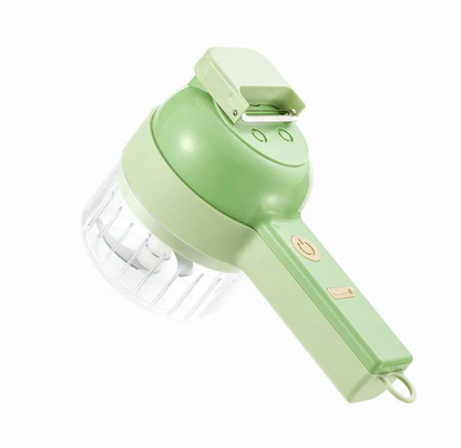 4 in 1 Kitchen Handheld Electric Vegetable Food Chopper Food Processor Peeler