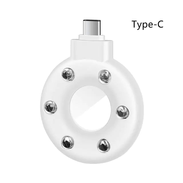 Cámara oculta portátil antiespía y antiespía Detector de vigilancia de mano por infrarrojos Detector de cámara USB-C