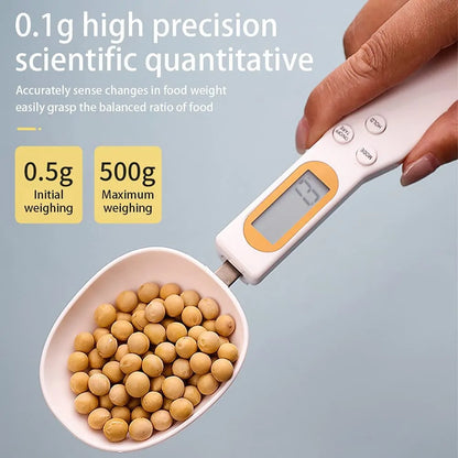 Balança de cozinha digital LCD colher de medição eletrônica gramas para perda de peso, culinária, ceto e preparação de refeições