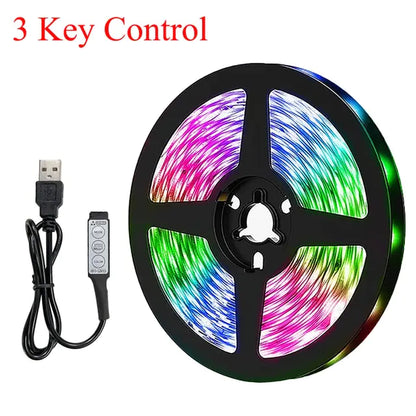 Bluetooth RGB+IC LED Strip Lights 38-Key Infrared Remote Control and Bluetooth Smart APP,  Music effect , Gaming, Bedroom Decor, Christmas, Halloween