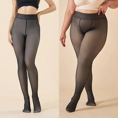 Thick Winter Thermal Fleece Lined Tights