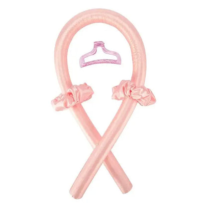 Heatless Silk Curling Rod Headband with Hair Clip No Heat Ribbon Curling Rod for Sleep in Overnight