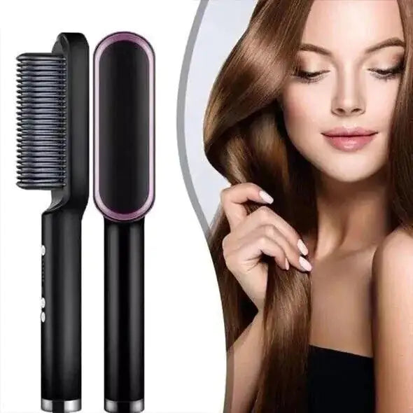 Thermal Negative Ion Hair Straightener Styling Comb