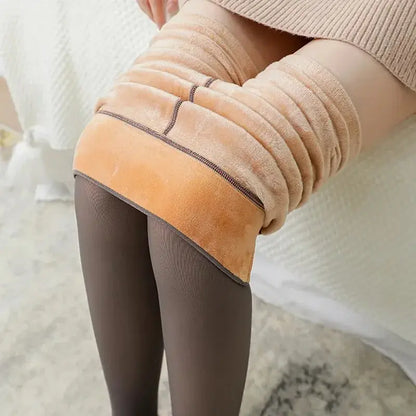 Thick Winter Thermal Fleece Lined Tights