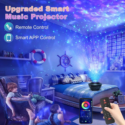 Smart 4 in 1 Star Projector Starry Galaxy Sky WIFI Smart App Control and Remote